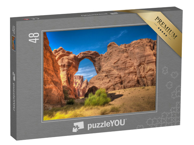 puzzle 48 dílků „Skalní útvar na náhorní plošině Ennedi, Čad“