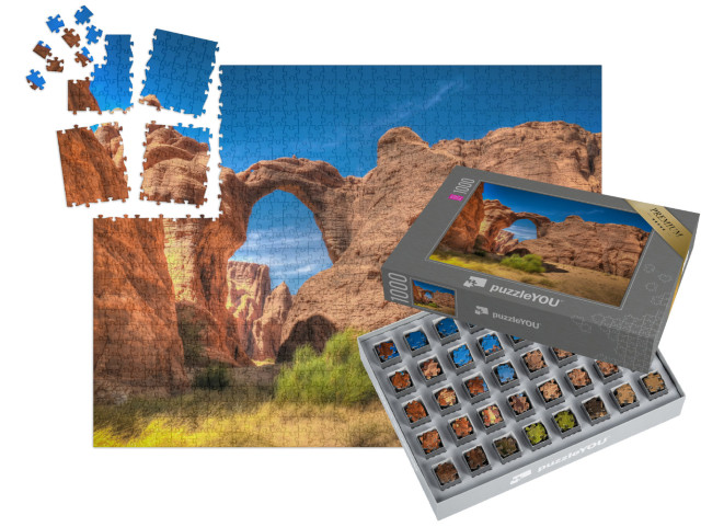 SMART SORTED® | Puzzle 1000 dílků „Skalní útvar na náhorní plošině Ennedi, Čad“