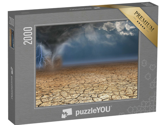 puzzle 2000 dílků „Tornádo v poušti“