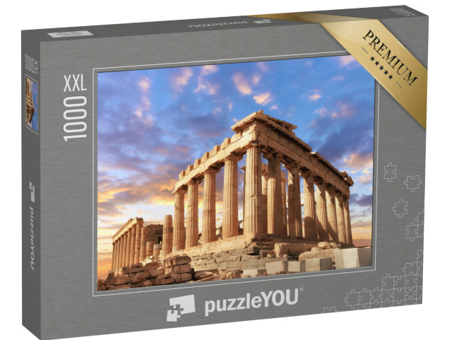 puzzle 1000 dílků XXL „Úchvatný chrám Parthenon, Athény, Řecko“