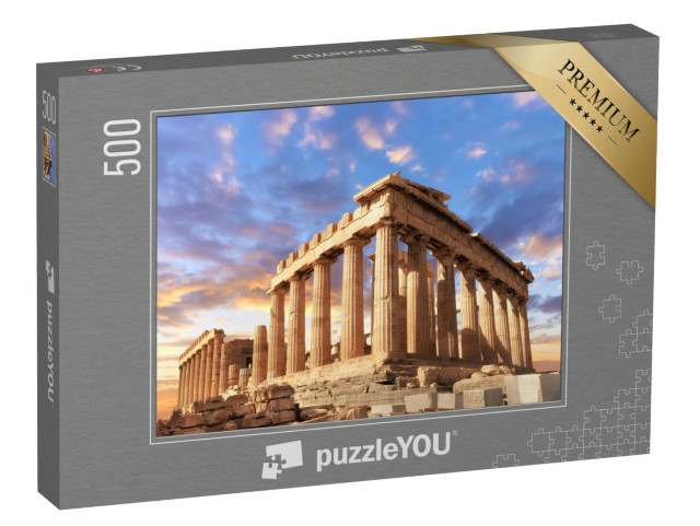 puzzle 500 dílků „Úchvatný chrám Parthenon, Athény, Řecko“