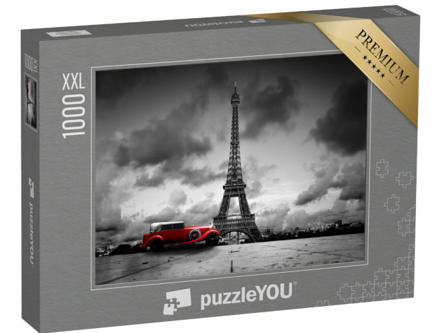 puzzle 1000 dílků XXL „Umělecký obraz Eiffelovy věže, Paříž, Francie“