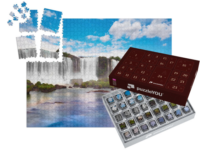 Adventní kalendář „Vodopády Iguazu v Argentině, pohled z Ďáblova chřtánu“