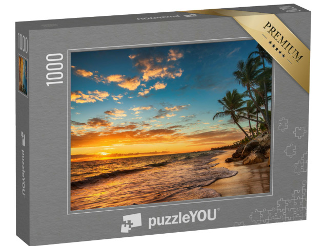 puzzle „Východ slunce na tropickém ostrově“