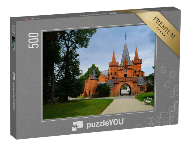 puzzle 500 dílků „Zámek Hradec nad Moravicí, Česká republika“