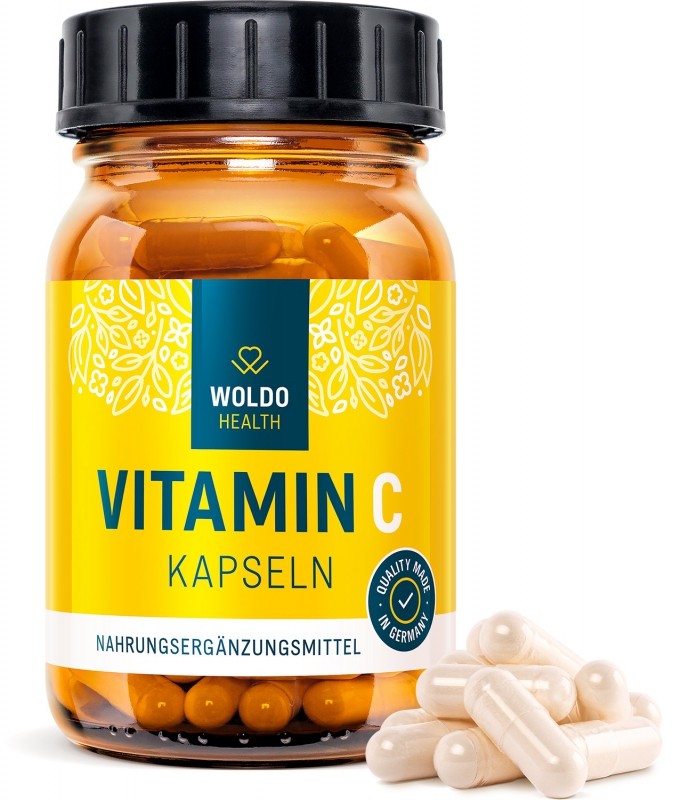 WoldoHealth Přírodní Vitamín C (extrakt Acelory) -120 kapslí (WOLDOHEALTH)