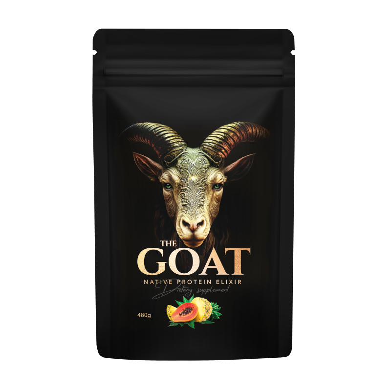 PRIMAL ALCHEMY GOAT (nativní kozí protein) – 480g GOAT BALENÍ: Papája/Ananas