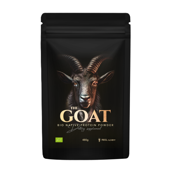 PRIMAL ALCHEMY GOAT (nativní kozí protein) – 480g GOAT BALENÍ: BIO Natural - (bez formule)
