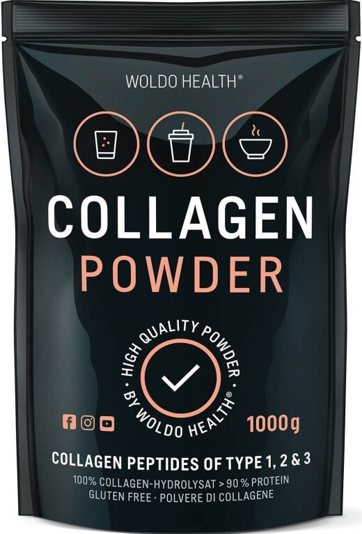 WoldoHealth Hydrolyzovaný Hovězí Kolagen -1kg (WOLDOHEALTH)