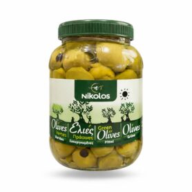 Nikolopoulos Estate Nikolos zelené olivy bez pecky (Pitted) Mamouth 1kg