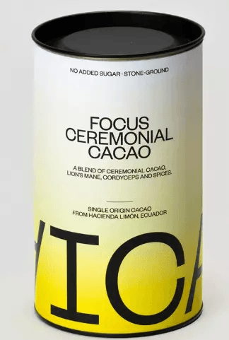 KAICAO FOCUS Ceremoniální 92 % kakao + lví hříva, cordyceps a koření - 200g (KAICAO)