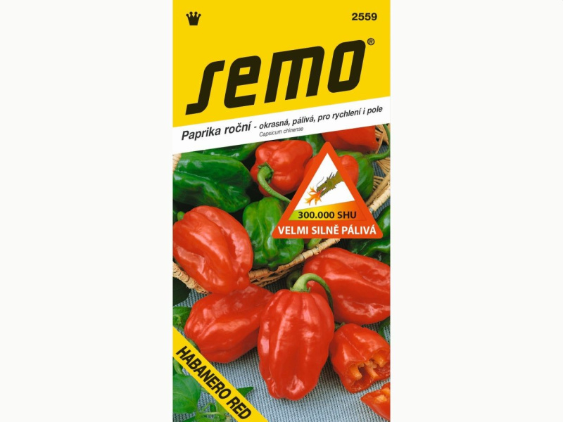 AgroBio Paprika HABANERO RED 15 semen