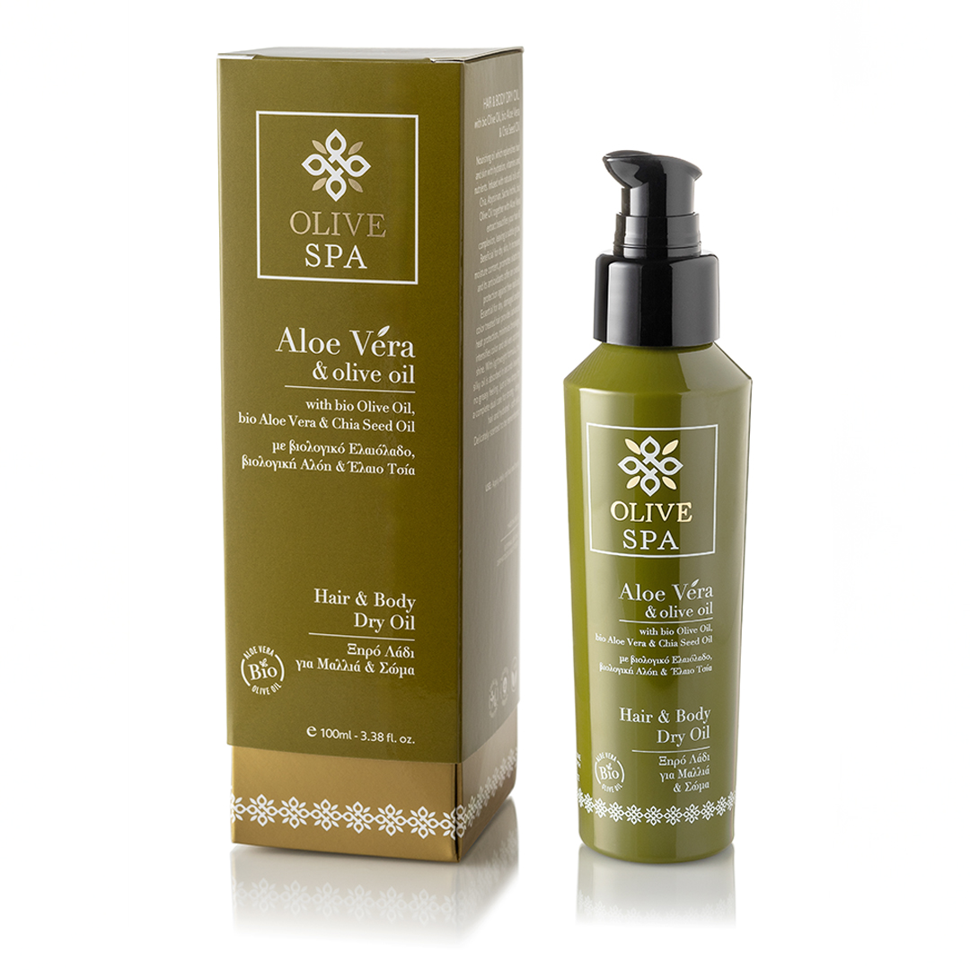 OLIVE SPA suchý olej na vlasy a tělo s aloe vera 100ml