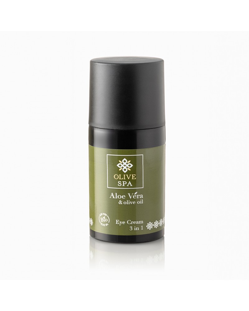 OLIVE SPA oční krém 3 v 1 s bio olivovým olejem, aloe vera a edemine® 30 ml - Obrázek 2