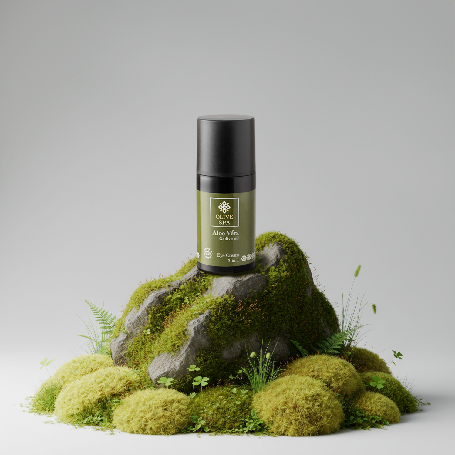 OLIVE SPA oční krém 3 v 1 s bio olivovým olejem, aloe vera a edemine® 30 ml - Obrázek 3