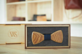 Wood Style Motýlek Mini Kořenice Barva středu: Modrotisk