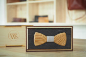 Wood Style Motýlek Mini Kořenice Barva středu: Šedá