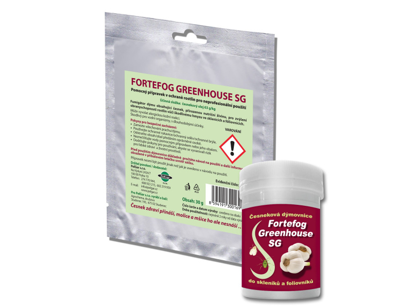 AgroBio Česneková dýmovnice - FORTEFOG Greenhouse SG 30 g