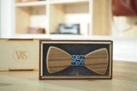 Wood Style Motýlek Kulatý WS Modrotisk Druhy dýh: Ořech americký