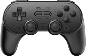 8BitDo Pro 2 Wireless Controller (Hall Effect Joystick) - Black Edition - Nintendo Switch