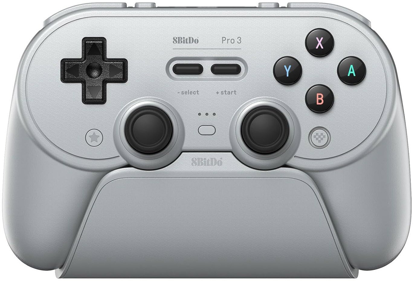 8BitDo Pro 3 Bluetooth Gamepad - Gray - Nintendo Switch / PC