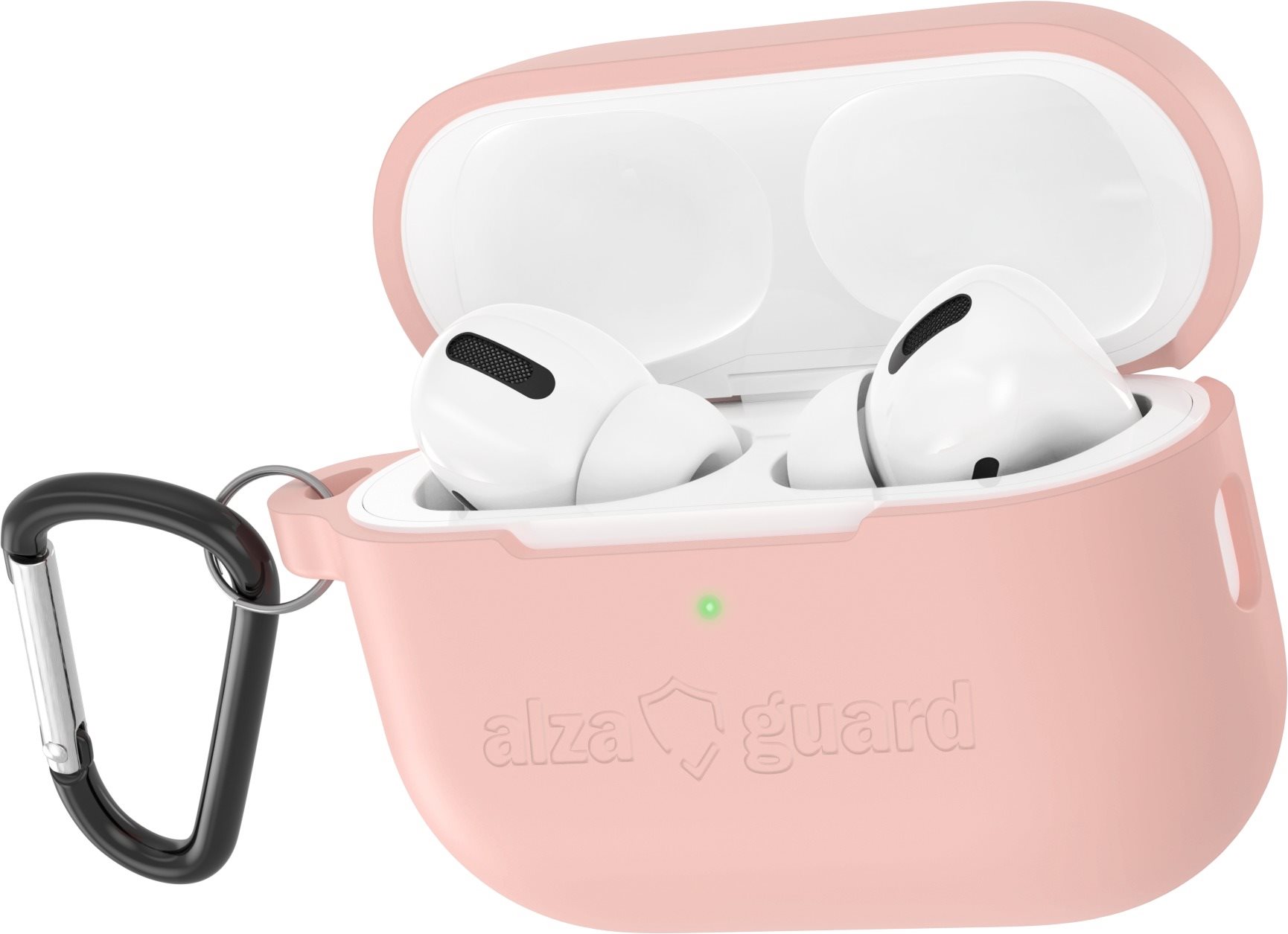 AlzaGuard Skinny Silicone Case pro Airpods Pro 2 růžové