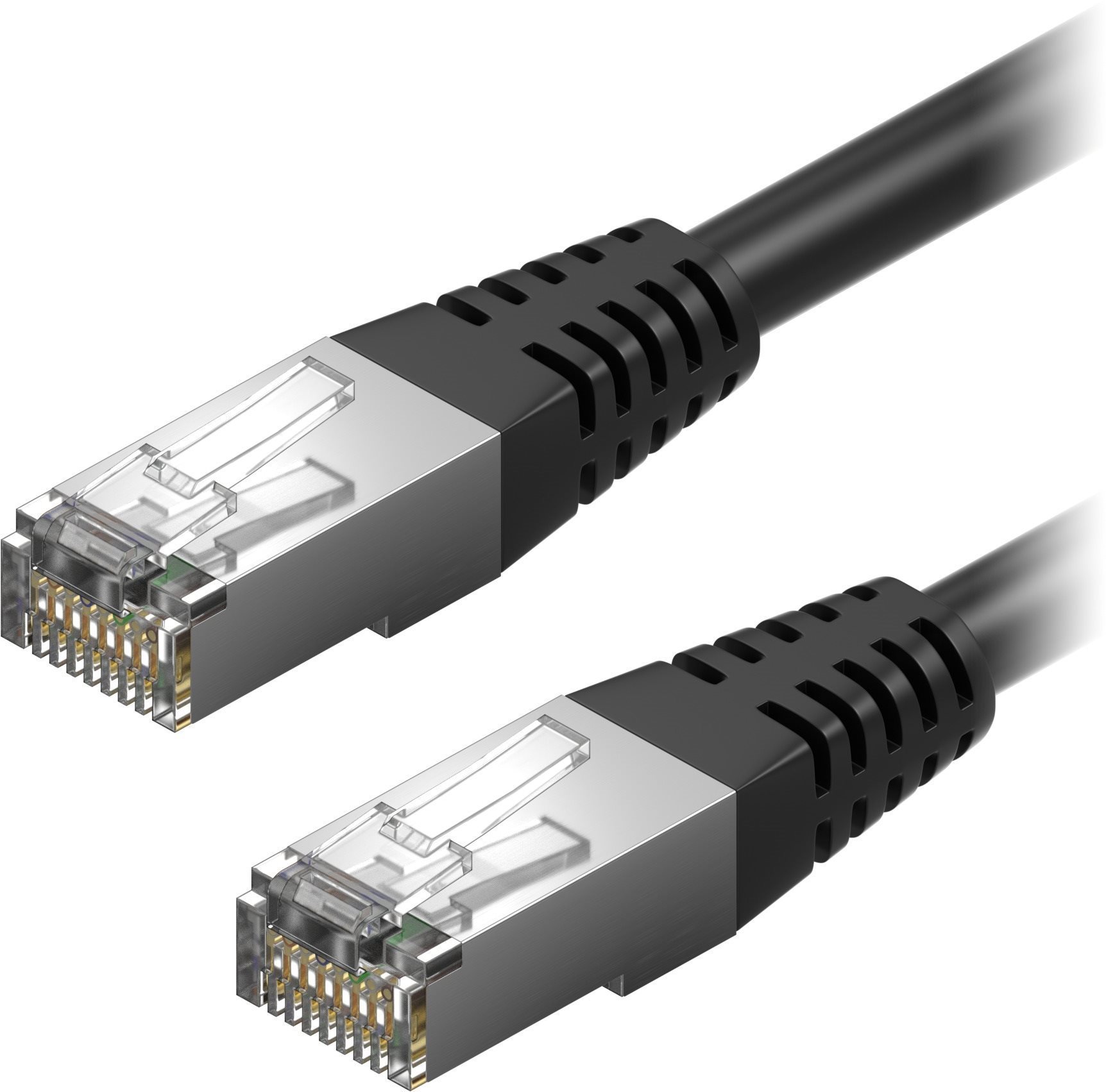 AlzaPower Patch CAT5E FTP 1m černý