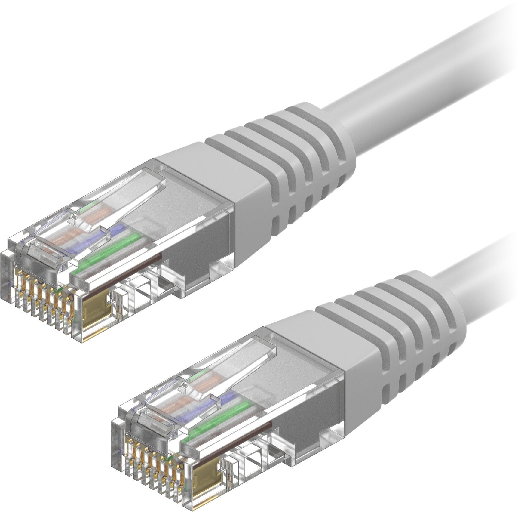 AlzaPower Patch CAT5E UTP 15m šedý