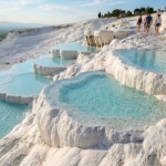 Turecká terasovitá jezera Pamukkale