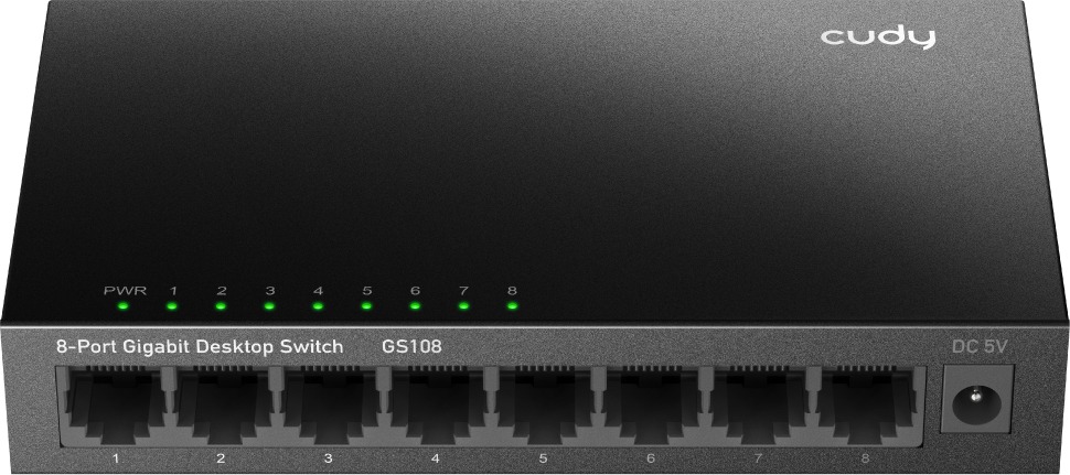 CUDY 8-Port Gigabit Metal  Switch