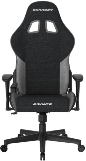 DXRacer PRINCE černo-šedá, látková