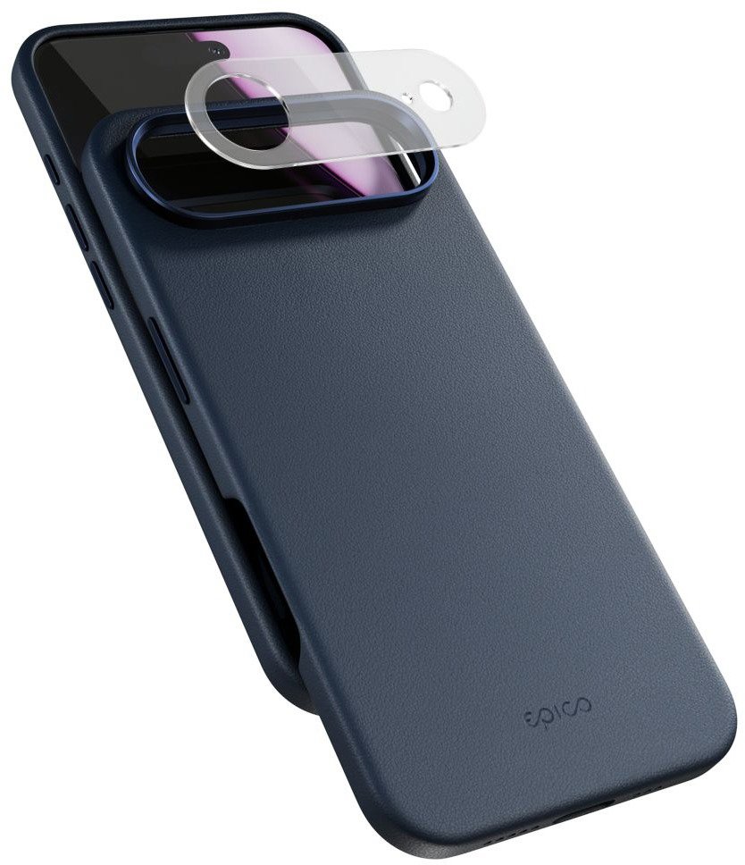 Epico Leather Pro Mag+ kryt iPhone Air Qi2 & MagSafe kompatibilní - modrá
