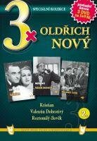 3x Oldřich Nový 2: Kristian, Valentin Dobrotivý, Roztomilý člověk /papírové pošetky/ (3DVD) - DVD