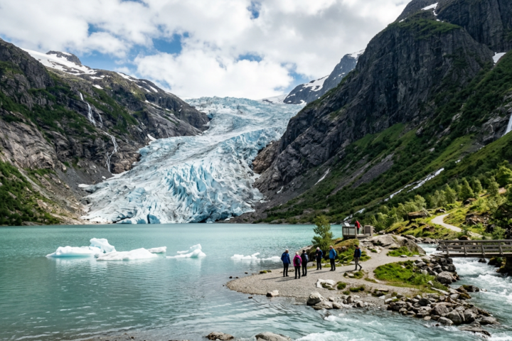 Briksdalsbreen v Norsku