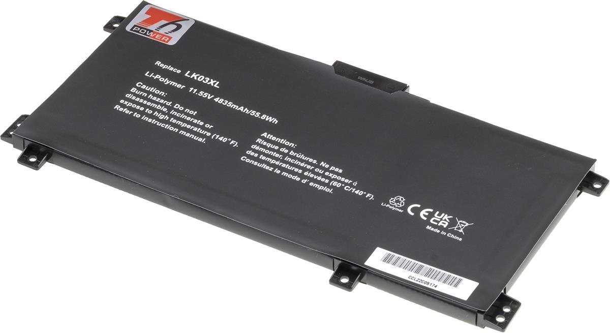 T6 Power pro HP Envy 15-bp000 x360 serie, Li-Poly, 4835 mAh (55 Wh), 11,55 V
