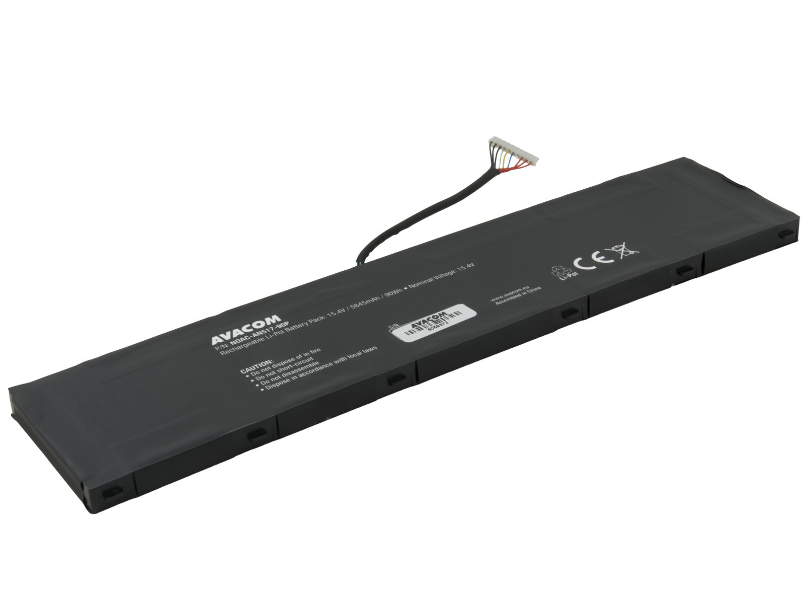 AVACOM pro Acer Nitro 5 AN517-55 Predator Helios 300 PH317-56 Li-Pol 15,4V 5845mAh