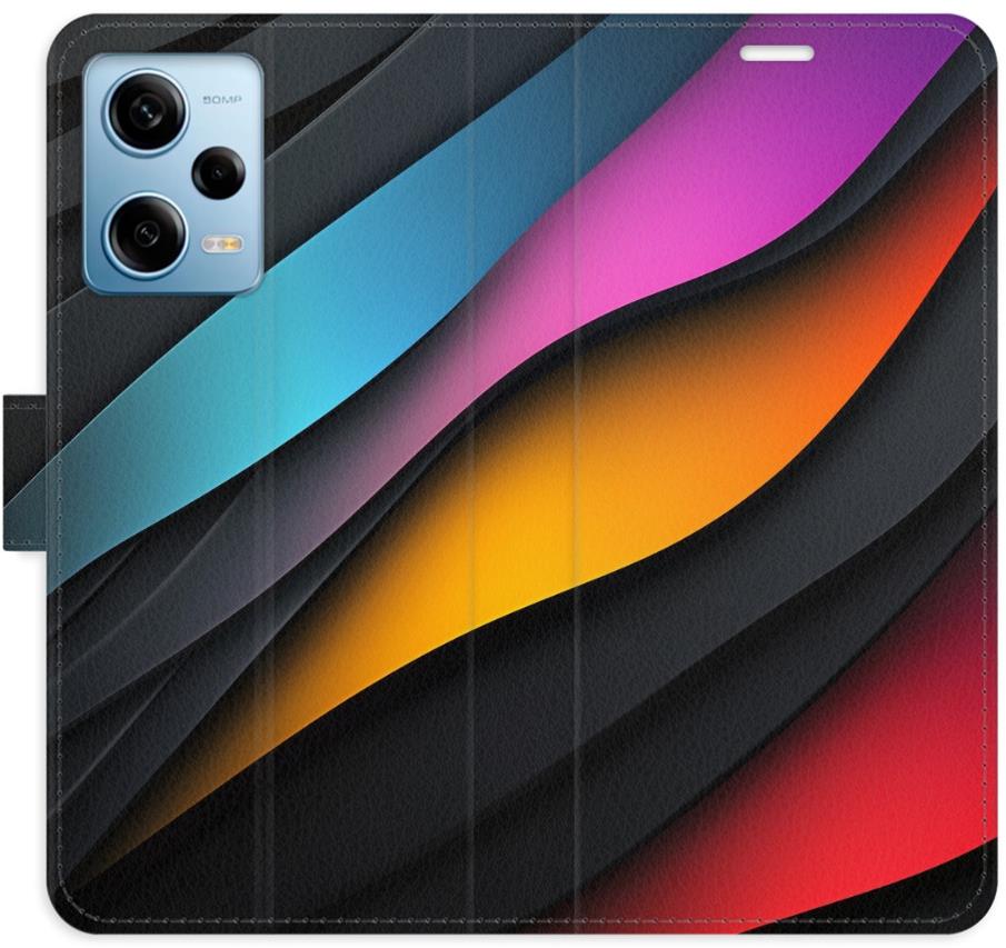 iSaprio Flip pouzdro Color Waves pro Xiaomi Redmi Note 12 Pro 5G / Poco X5 Pro 5G