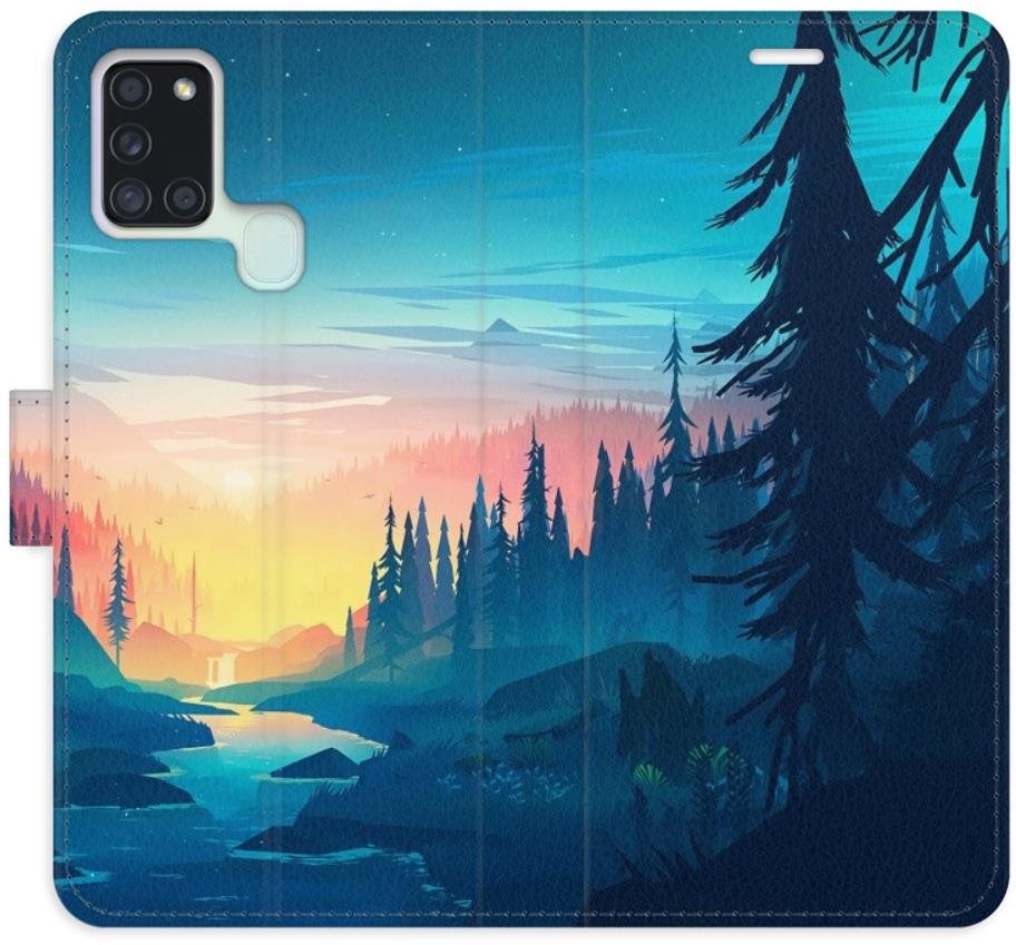 iSaprio flip pouzdro Magical Landscape pro Samsung Galaxy A21s