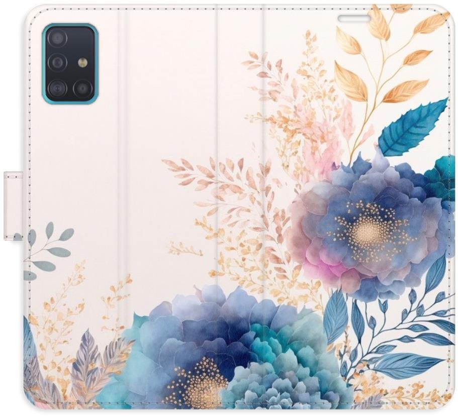 iSaprio flip pouzdro Ornamental Flowers 03 pro Samsung Galaxy A51