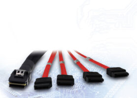 Inter-Tech (SFF-8087) Mini-SAS na 4x SATA, 1m