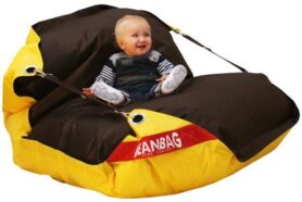 BeanBag Sedací pytel 189×140 duo brown - yellow