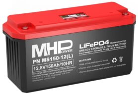 MHPower MS150-12(L) Lithium baterie LiFePO4 12V/150Ah, Terminál LC4 - M8