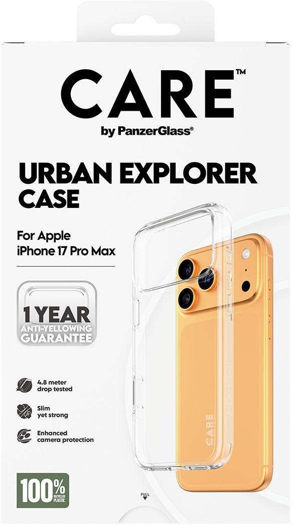PanzerGlass CARE kryt Apple iPhone 17 Pro Max Urban čirý