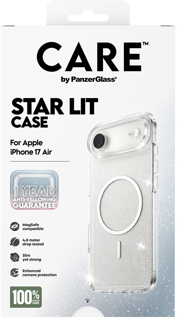 PanzerGlass CARE kryt Apple iPhone Air Star Lit třpytivý/bílý MagSafe