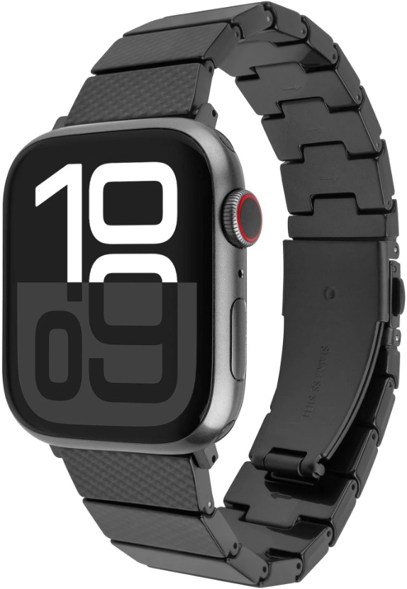FIXED Resin Strap pro Apple Watch 38/40/41mm Carbon Black