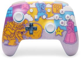 PowerA Enhanced Wireless Controller for Nintendo Switch - Super Mario Mushroom Kingdom Pop Art