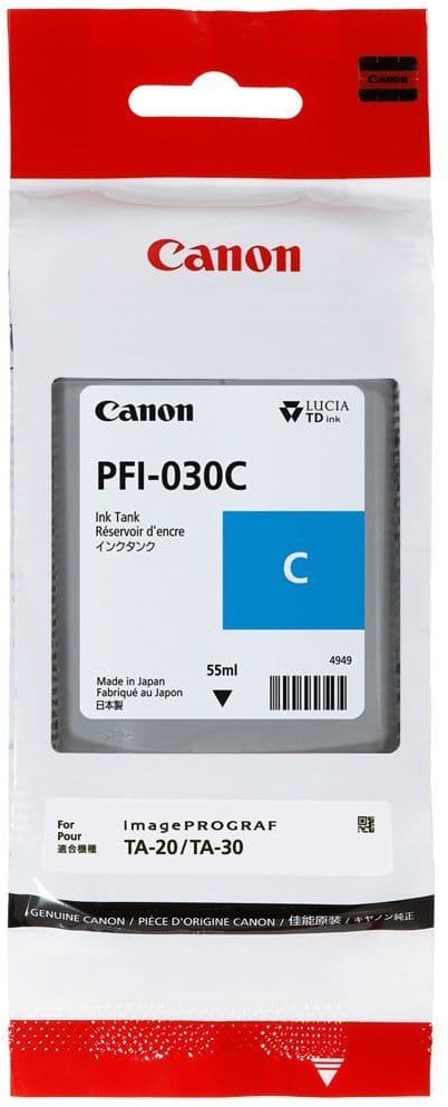 Canon PFI-030C azurová