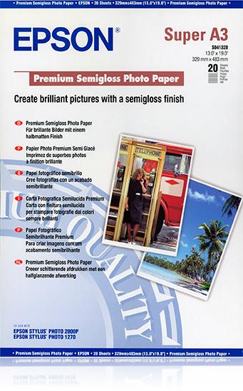 Epson Fotografický papír Premium Glossy A3 - 20 listů