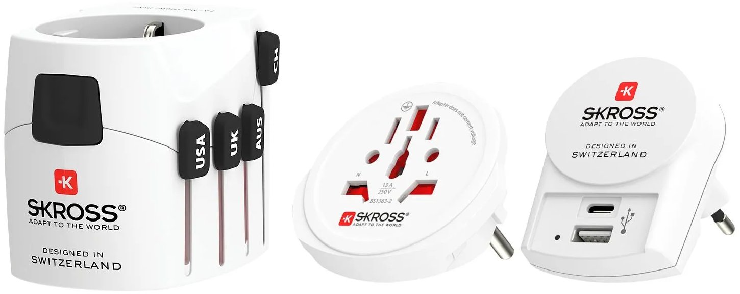 SKROSS PRO+ USB AC30PD, univerzální, uzemněný