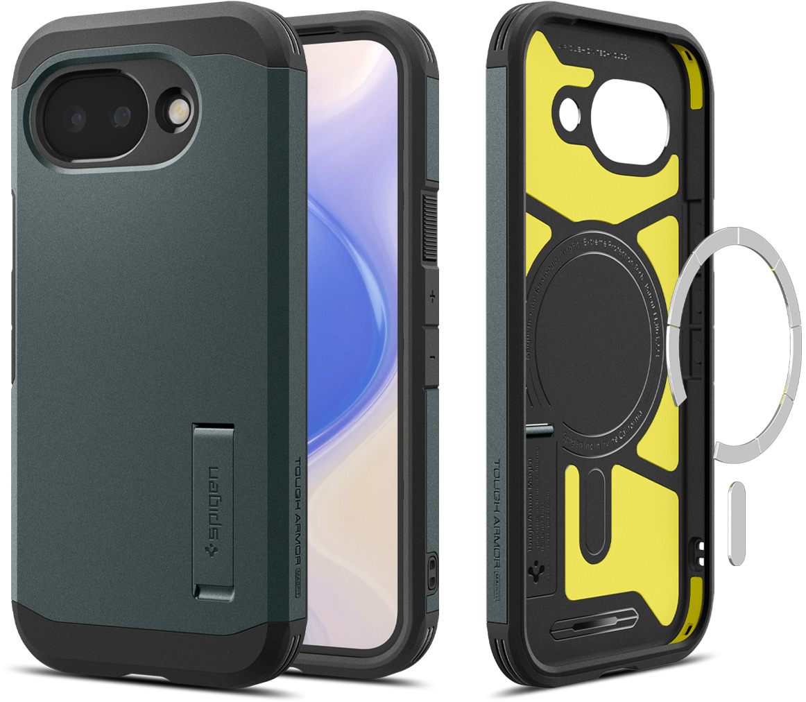 Spigen Tough Armor MagSafe Abyss Green Google Pixel 10a